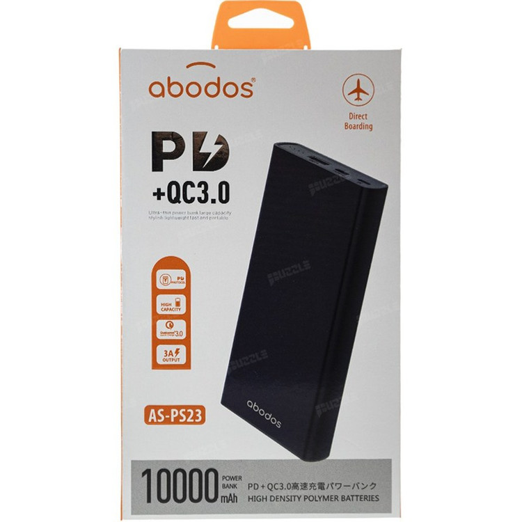 پاوربانک 10 هزار آبودوس مدل ABODOS AS-PS23 ا ABODOS AS-PS23 10000 mAh Powerbank
