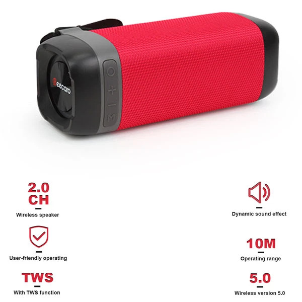 اسپیکر بلوتوثی قابل حمل بیکارو مدل GF402 ا Beecaro GF402 Bluetooth Speaker