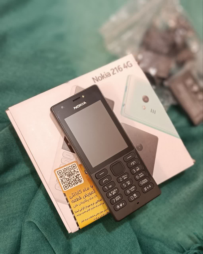 گوشی نوکیا 216 | 4G / حافظه 16 مگابایت اصلی ساخت ویتنام/ ریجستر دائم با کد همتا